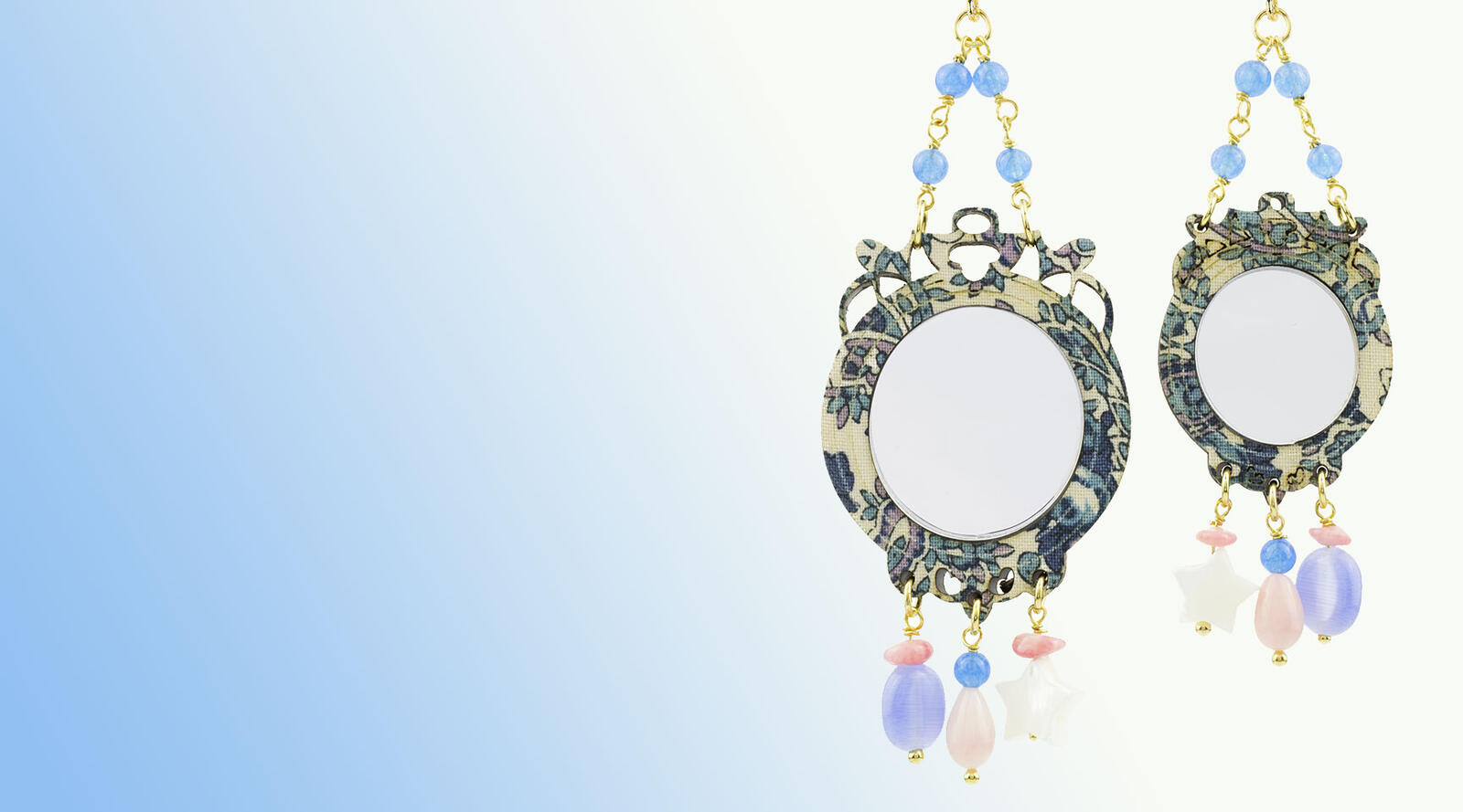 A jewel capable of reflecting images, a mirror set synonymous with sincerity and purity. Lebole Maison