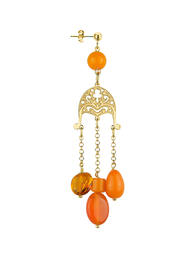 dome-orange-stones-earring