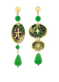 mini-silver-green-lantern-earrings