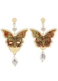butterfly-and-mask-silver-mini-pearl-earrings