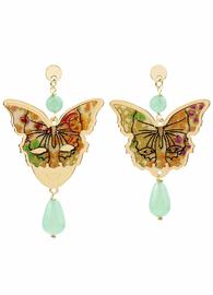 butterfly-and-mask-silver-mini-jade-green-earrings