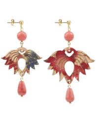 lotus-small-pink-faceted-silk-earrings