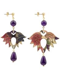 lotus-small-purple-silk-earrings