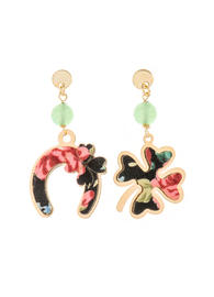 fourleaf-clover-and-mini-green-jade-horseshoe-earrings