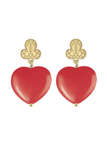 ruby-heart-stones-leaf-earrings