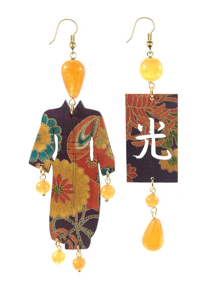 big-orange-kimono-silk-earrings