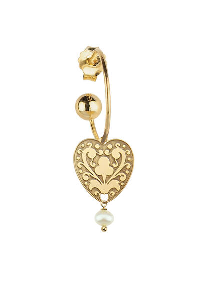 pearl-heart-bell-single-earring