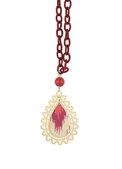 big-silver-and-red-silk-drop-necklace
