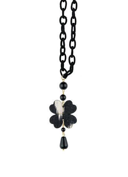 small-black-silk-fourleaf-clover-necklace