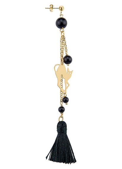 gotic-earring-with-pendants-and-black-cat