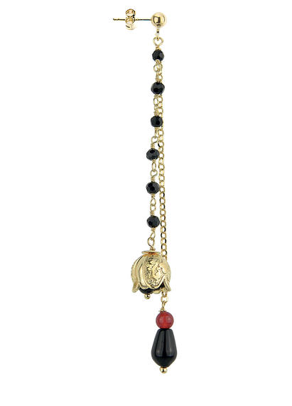earring-rosario-single-black-bell