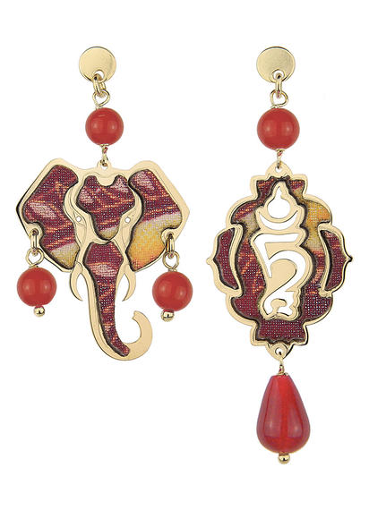 red-mini-elephant-earrings
