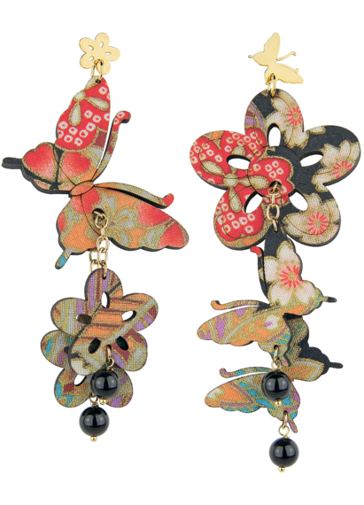 big-black-butterfly-and-silk-flowers-earrings
