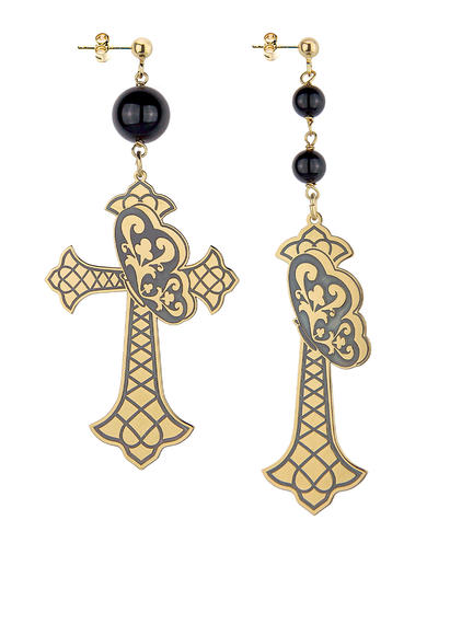 drop-with-butterfly-and-cross-large-black-earrings