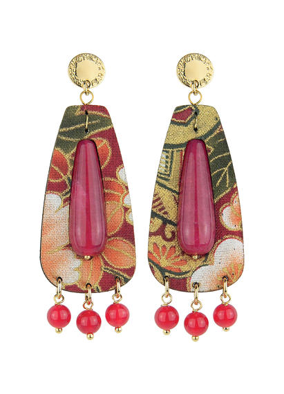 big-red-mono-drop-tan-earrings